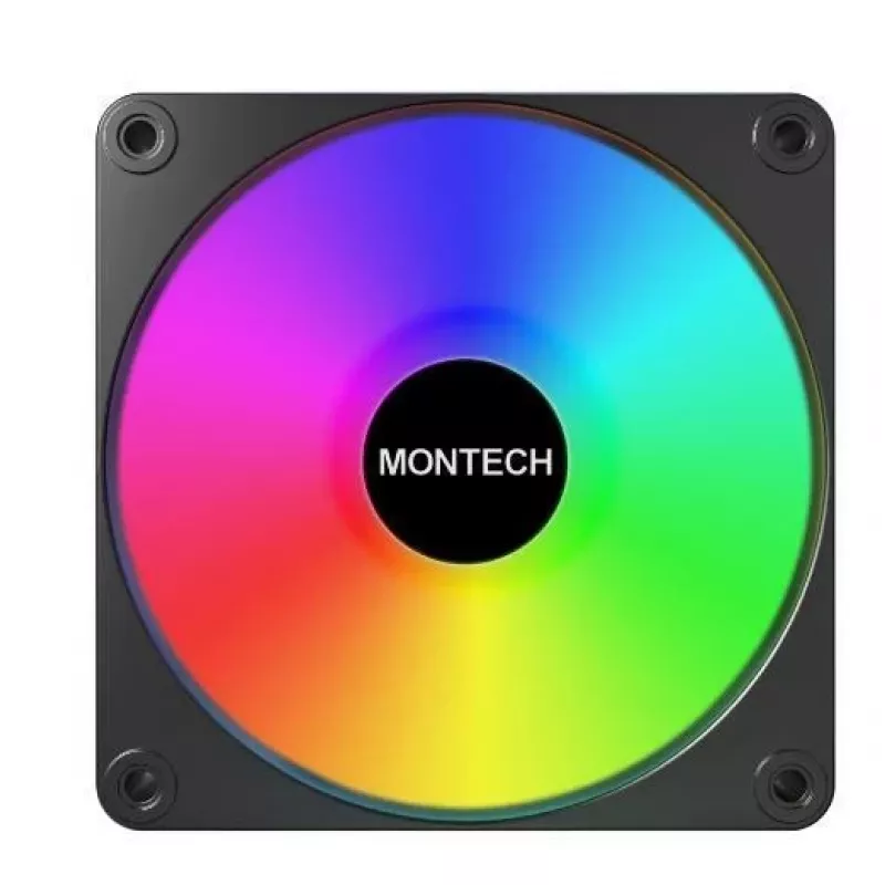 Montech GF120R V2 ARGB computerbehuizing-ventilatormodule 12 cm zwart 1 st.