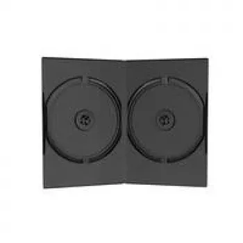 MEDIARANGE dvd-videobox - capaciteit: 2 cd/dvd - zwart (verpakking van 50)