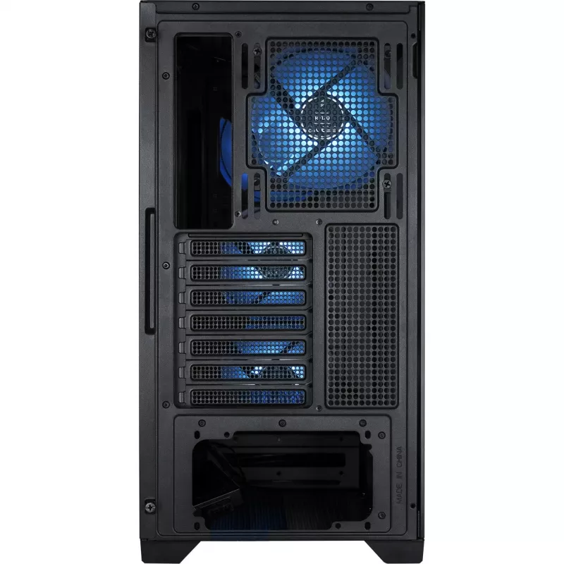 PC-behuizing Silentware Flow 110 A-RGB zwart — mid-tower behuizing, zijpaneel van gehard glas