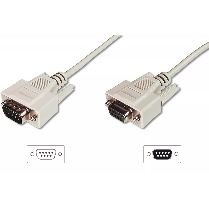 Seriële kabel ASSMANN Electronic D-Sub9 2,0 m
