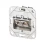 METZ CONNECT BTR IT CONNECT E-DAT Module 8/8(8) UP0 - aansluitdoos, inbouw - RJ-45 X 2 (1309121200-E)