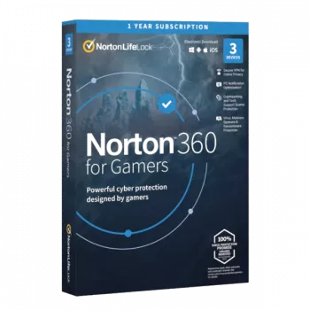 Norton 360 For Gamers | 3 apparaten | 1 jaar | 50 GB cloudopslag | EU | NON SUB |