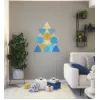 Driehoekige LED-paneellampen Nanoleaf NL47-0002TW-9PK — set met 9 RGB-wandpanelen, netvoeding, wit