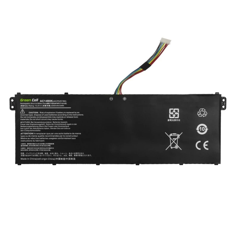Green Cell AC72 Laptop vervangende accu