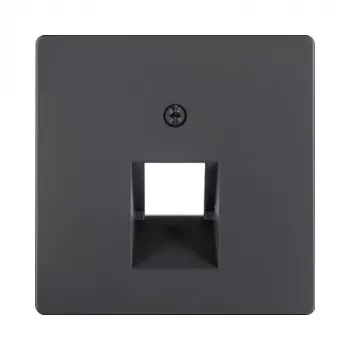 Berker 14076086 Middenstuk voor UAE-contactdoos Q.1/Q.3, antraciet, 10-pack
