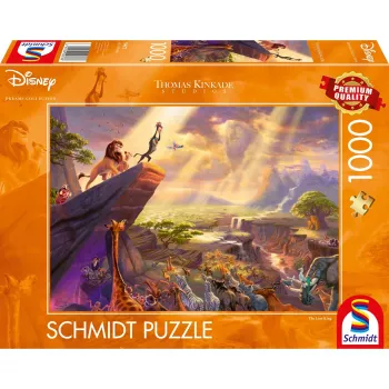 Thomas Kinkade Studios: Disney Dreams Collection - De Leeuwenkoning, puzzel 1000 stukjes