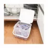 Container voor reinigingsvloeistoffen Rotho Basic 4,5 l model 1770201100RP, transparant technopolymeer met deksel en ophanggat