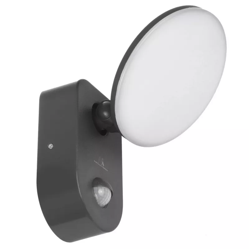 MACLEAN MCE367 wandlamp LED met PIR-sensor, buiten-wandlamp met bewegingsmelder