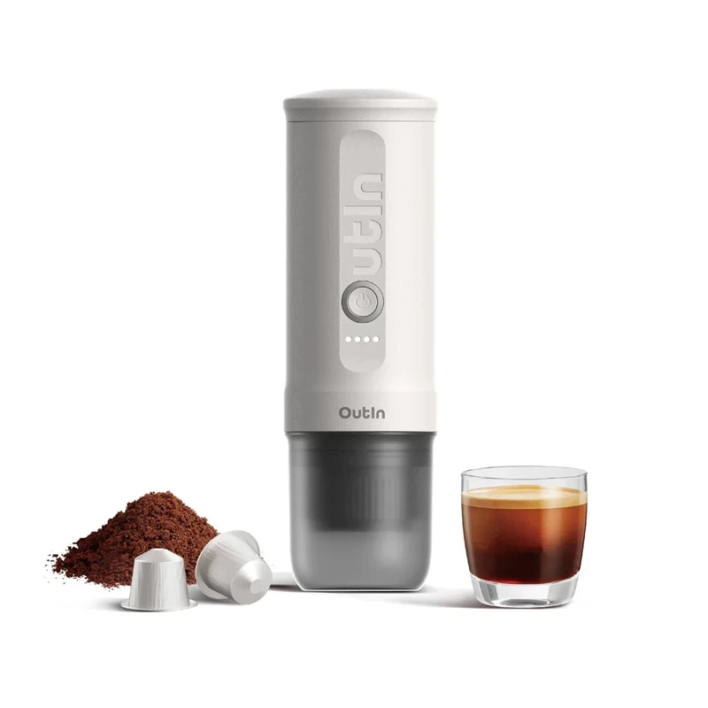 Koffiemachine Outin 670g Nano wit