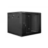 Wandbehuizing LANBERG 9U 19 inch WF01-6609-10B, 600×600×507 mm, 60 kg, IP20, zwart