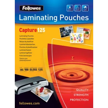 Fellowes Glossy 125 micron kaartlamineerhoes - 75x105mm