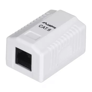 LANBERG aansluitdoos RJ-45 OU6-0001-W, Cat6, wit
