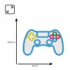 Bedrade USB-gamepad MANTA SNL63MT Neon Lights — pc-controller met USB-aansluiting
