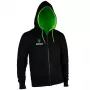 GamersWear SPROUT Basic zip-hoodie maat M zwart/groen