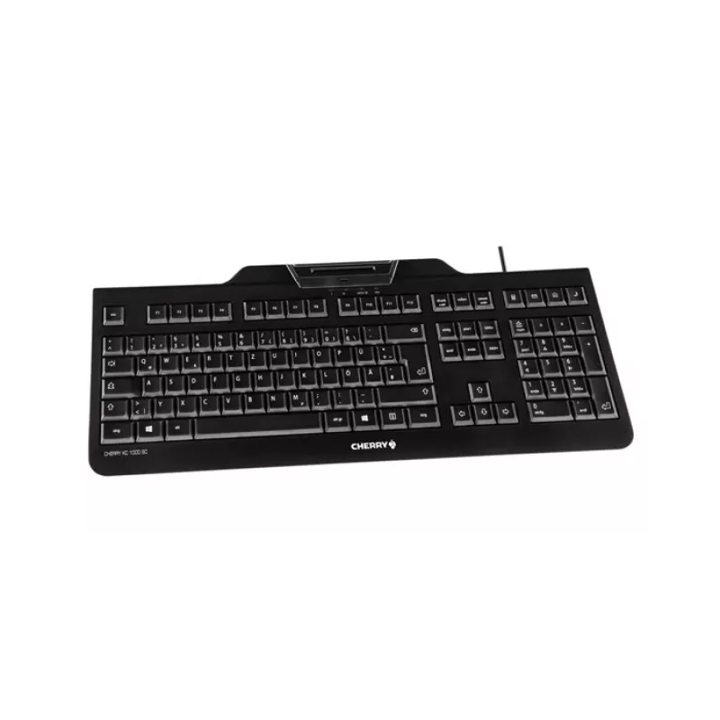 CHERRY KC 1000 SC toetsenbord USB QWERTZ Zwitsers zwart