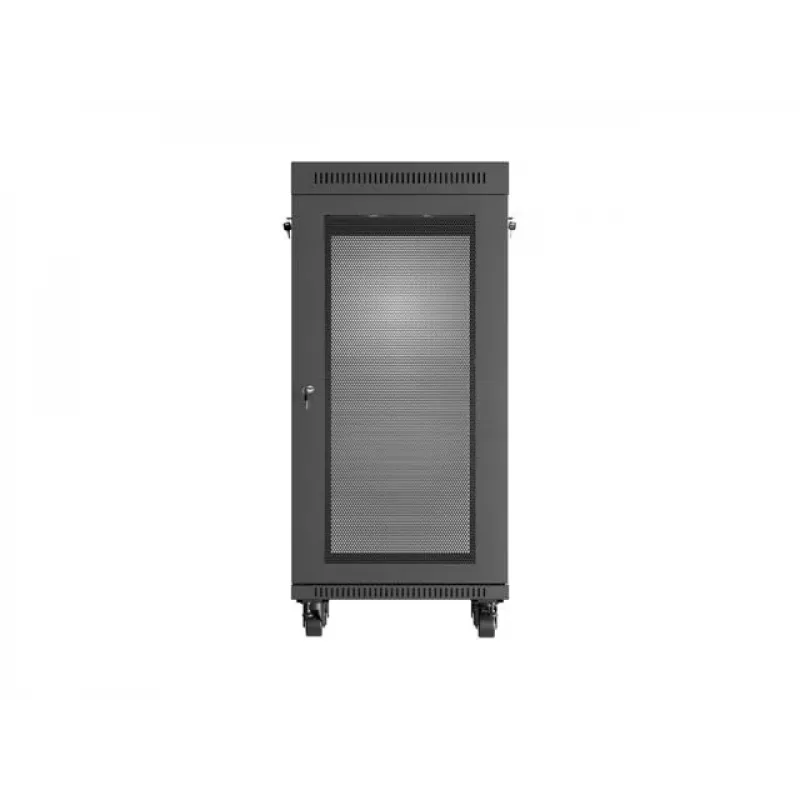 Rackkast LANBERG FF01-6624-23BL 24U vrijstaand 19 inch 600×600 mm IP20 zwart