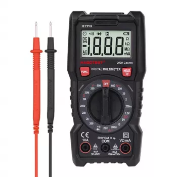 Digitale multimeter Habotest HT113 – AC/DC-spannings- en stroommeting