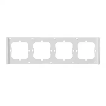 Wandframe voor Sonoff M5-4C-80-FW schakelaar — viervoudig wit