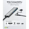 Goobay Slim 4-poorts USB-hub USB-C naar/USB-A 5 Gbit/s - -Plug> 1x (76562)