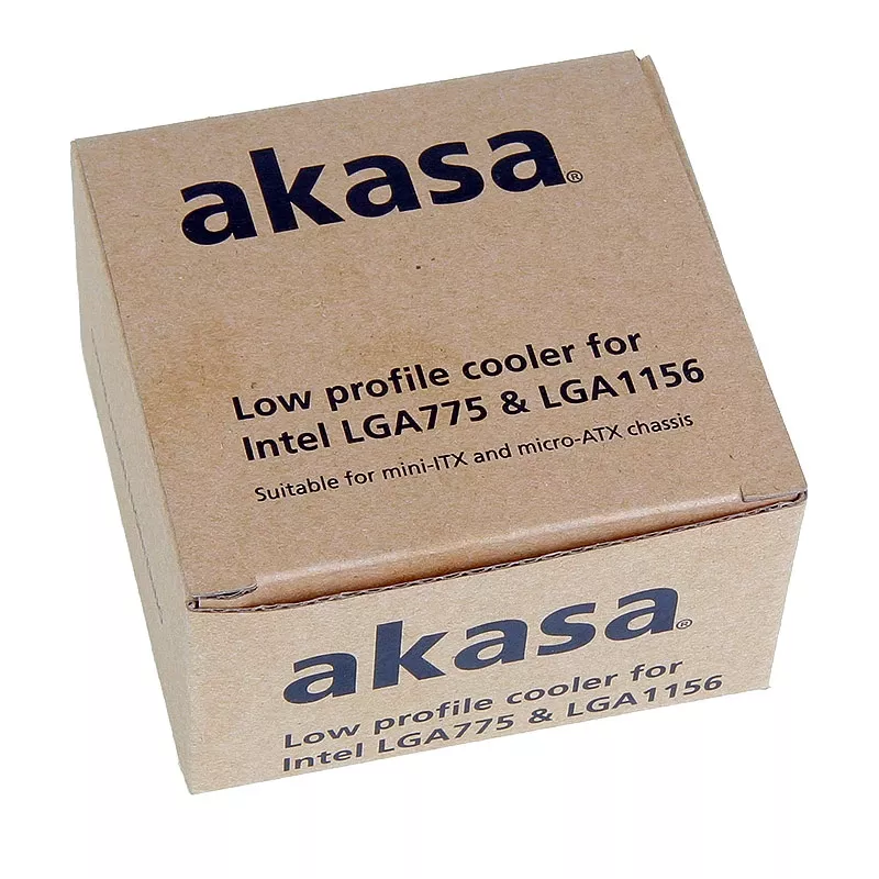 Akasa AK-CCE-7106HP computer-koelsysteem processorkoeler zwart, zilver