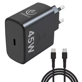 Rebeltec snellader USB-C RBLAKT00026 45W voor notebooks en telefoons