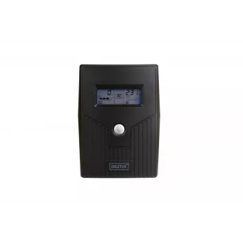 Noodstroomvoeding DIGITUS DN-170064-LCD-B 800VA 480W Line-Interactive met LCD
