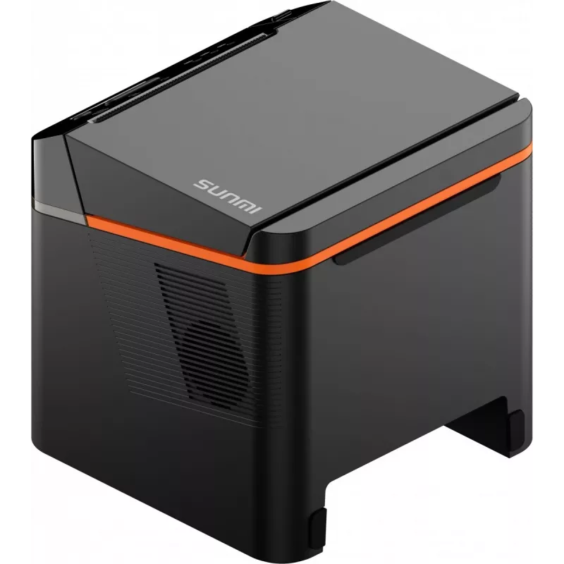 SUNMI C04020020 bonprinter 80 mm Kitchen Cloud Printer, thermisch, met snijmes, USB-C, Bluetooth, Ethernet, Wi-Fi, zwart