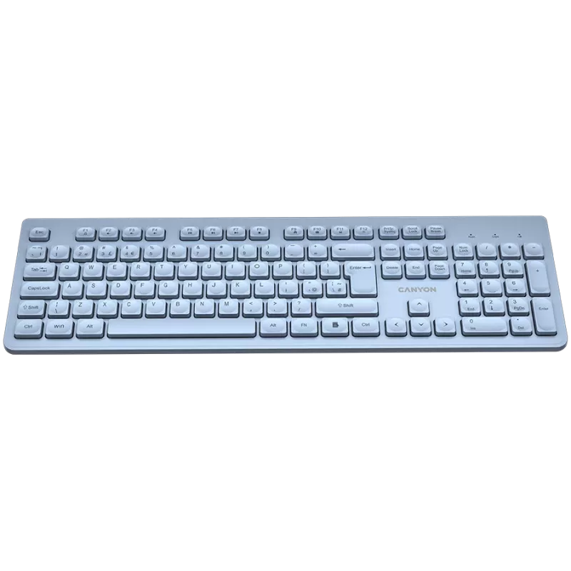 CANYON toetsenbord HKB-W01 UK/US AAA draadloos blauw
