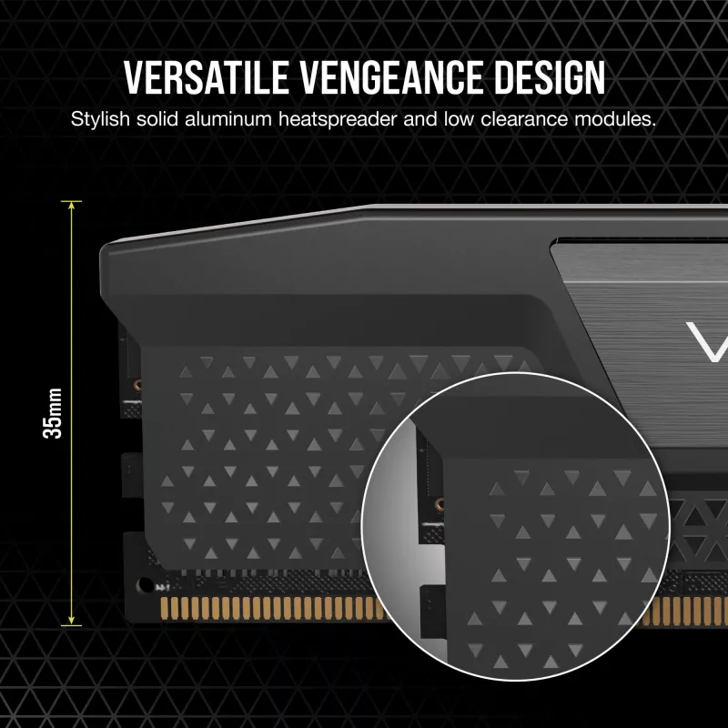 VENGEANCE® 48GB (2x24GB) DDR5 DRAM 7000MT/s CL36 geheugenkit