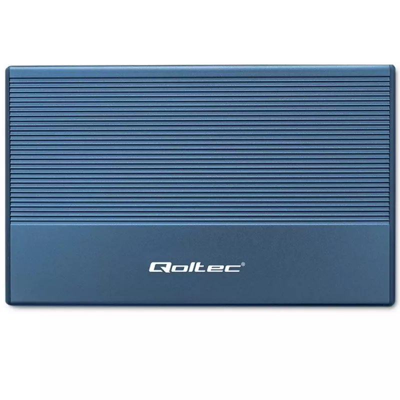 Externe 2,5 inch SSD/HDD-behuizing QOLTEC 52276 USB 3.0 SATA tot 2 TB