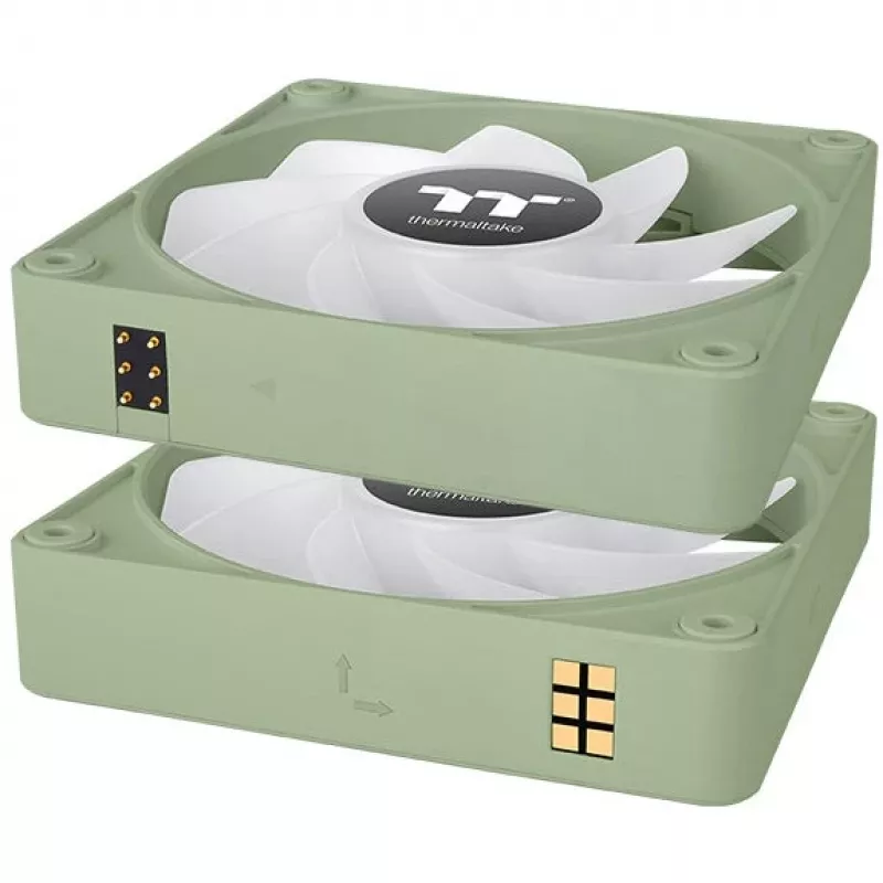 Thermaltake CT140 EX Reverse ARGB 140mm ventilator 3-pack - Matcha-Groen
