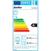 Inbouwoven SIMFER 4207DERBB.1 — 47 L, multifunctioneel, handmatige bediening, 45 cm, wit