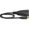 HDMI-omschakelbox 3 naar 1 (4K @ 60Hz), HDMI-switch (zwart, 55cm kabel)