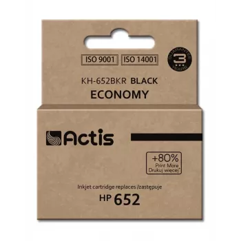 Actis KH-652BKR inktcartridge, vervangt HP 652 F6V25AE, zwart, 15 ml, 650 pagina's