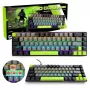 Mechanisch toetsenbord MEDIA-TECH MT1260 Red Core MX60, 60% formfactor, CHERRY MX Red schakelaars, RGB-verlichting, USB, groen