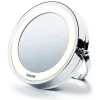 Verlichte cosmeticaspiegel Beurer BS59 diameter 11 cm zilver