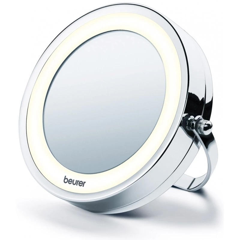 Verlichte cosmeticaspiegel Beurer BS59 diameter 11 cm zilver