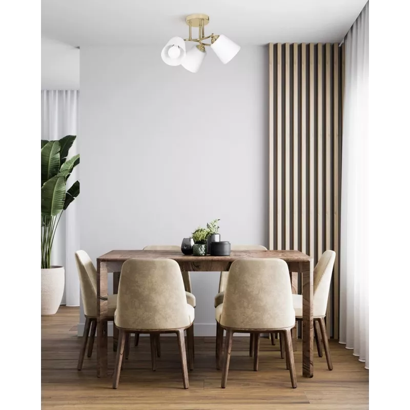 Activejet AJE-EMILY 3P GOLD E27 hanglamp 3x40W