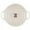 Le Creuset Signature braadpan rond 26cm Meringue (21177267164430)