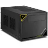 PC-behuizing Sharkoon SHARK ZONE C10 Mini-ITX zwart, geel