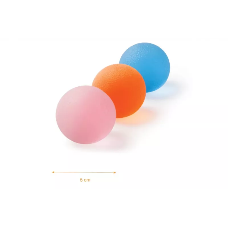 Roze gelbal voor handrevalidatie