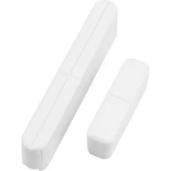 Deur-/raamcontact Olympia 6102, wit, AAA-alkalinebatterij, 15×22,5 mm, 32,5 g