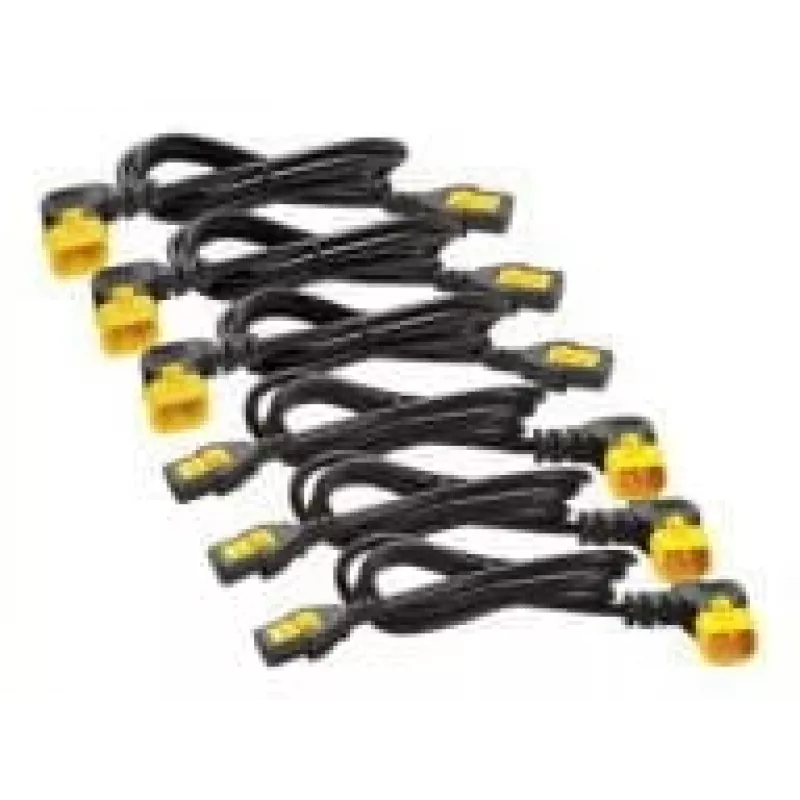 APC stroomkabelset (6 st.), vergrendelbaar, C13 naar C14 (90°-haaks), 1,2 m