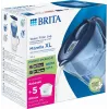 Waterfilterkan BRITA Marella XL met 5 MAXTRA PRO cartridges, blauw