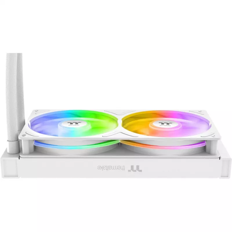 Vloeistof-CPU-koeler THERMALTAKE TH240 V3 ARGB Sync AIO Snow Edition