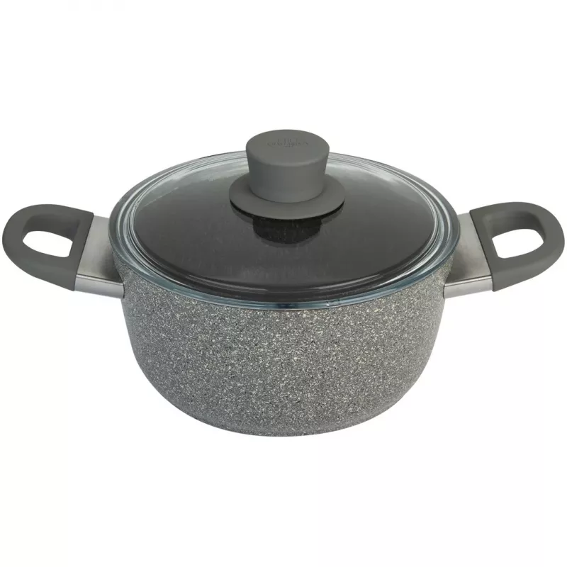 Inductie-granieten kookpan met deksel Ballarini Murano - 2.8 ltr