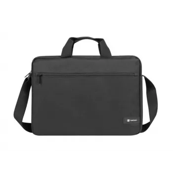 Aktetas NATEC Wallaroo 39,6 cm (15,6 inch) — polyester laptoptas, geschikt voor 15,6-inch schermen, zwart