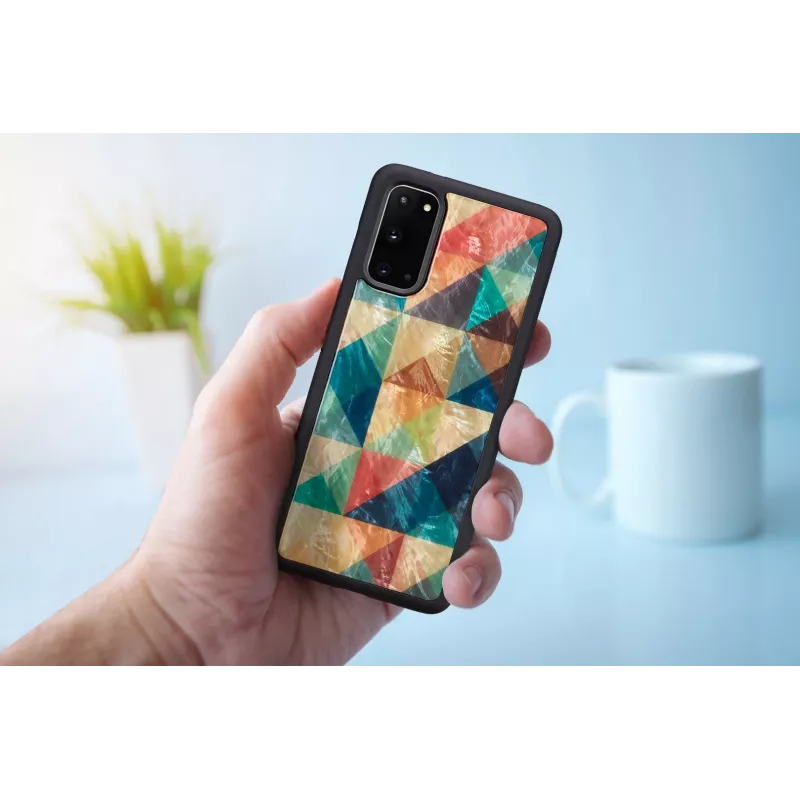 Hoes iKins voor Samsung Galaxy S20 — Mosaic zwart