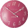NeXtime klok 3084rz London Arabic, Ø34,5 cm, wand, roze/wit