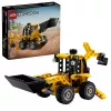Bouwset LEGO Technic Backhoe Loader 42197 — knikbesturing, werkende lader, 104 onderdelen, aanbevolen leeftijd 7+